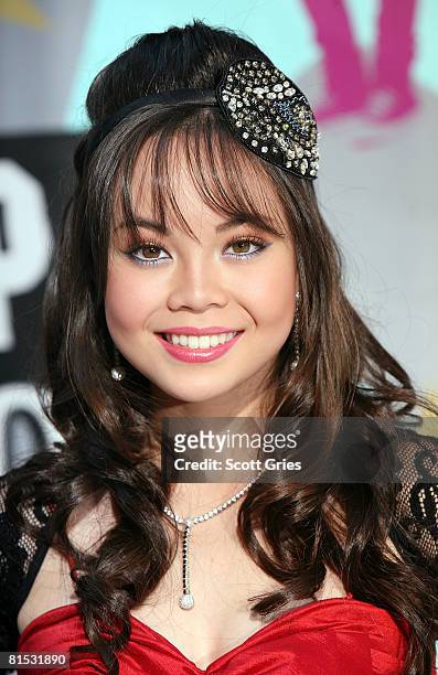 Actrress Anna Maria Perez de Tagle attends the premiere of "Camp Rock" on June 11, 2008 in New York.
