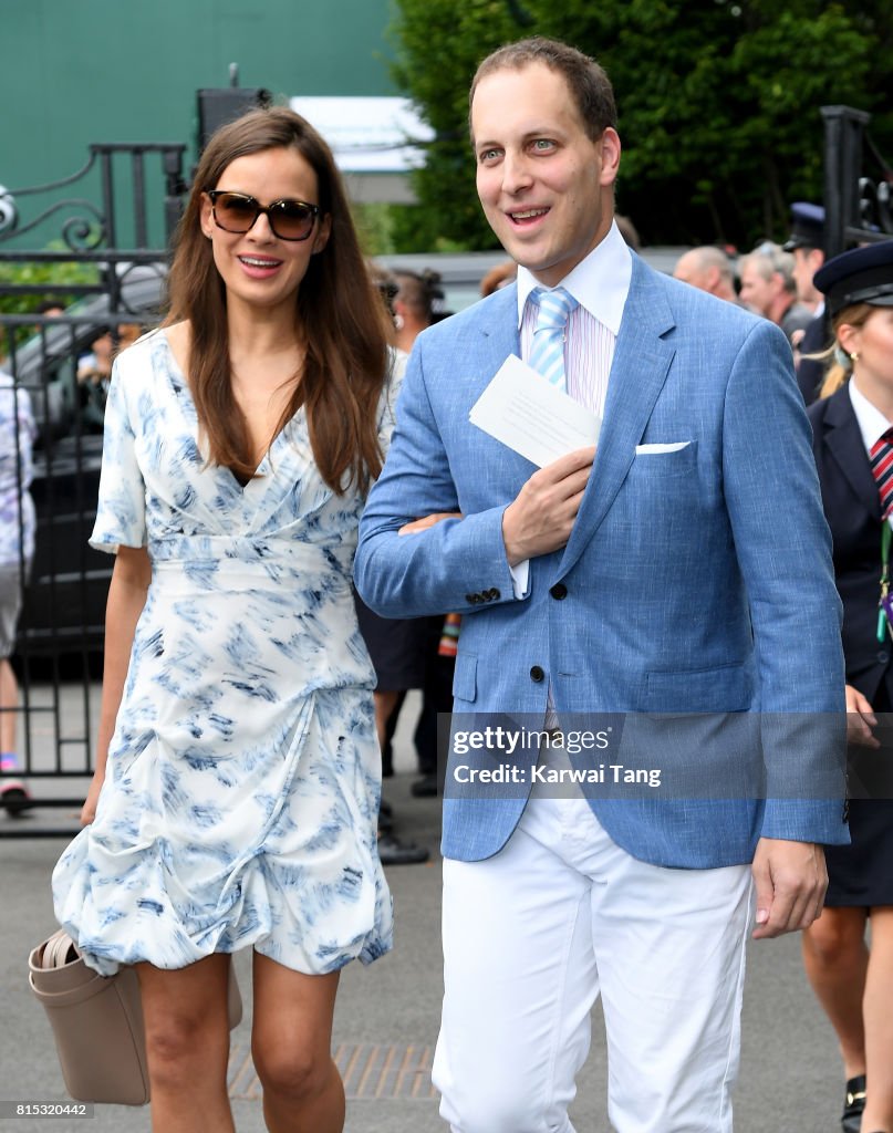Celebrities Attend Wimbledon