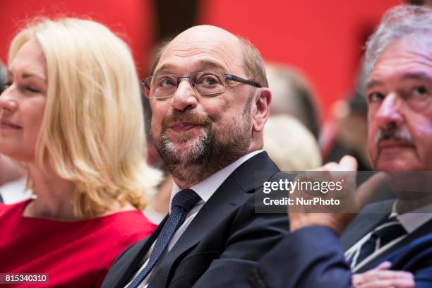Chancellor Candidate and Chairman of the Social Democratic Party Martin Schulz during the event 'Zukunft. Gerechtigkeit. Europa' at the SPD...
