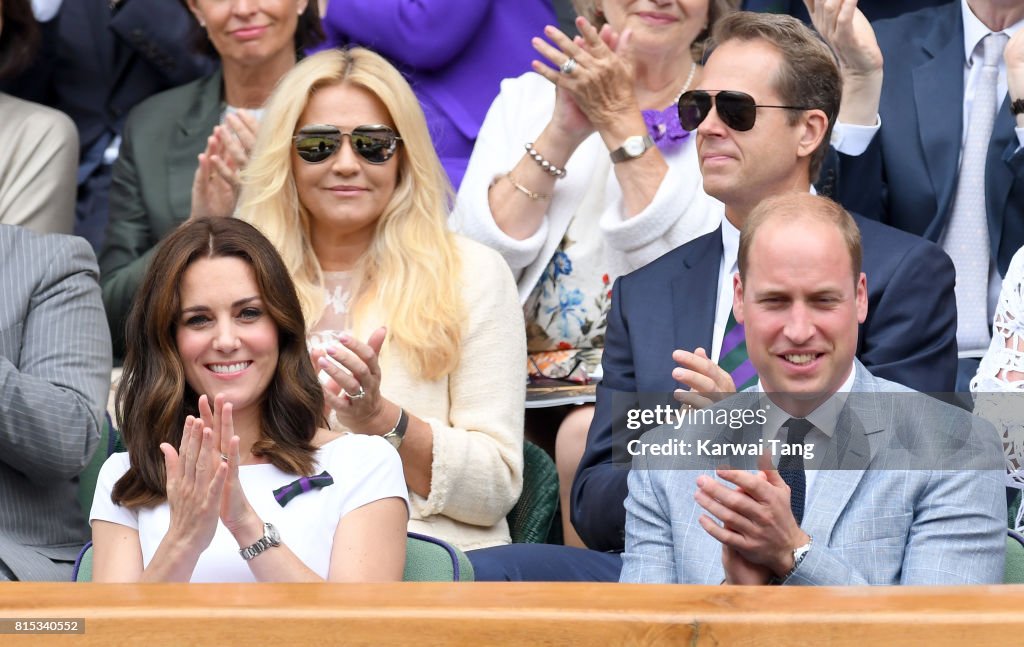 Celebrities Attend Wimbledon