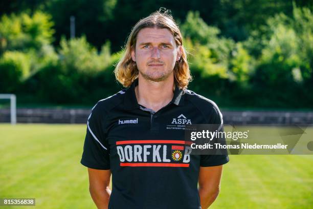Assistant coach Martin Cimander of Sonnenhof Grossaspach poses during the team presentation on July 13, 2017 in Grossaspach, Germany.