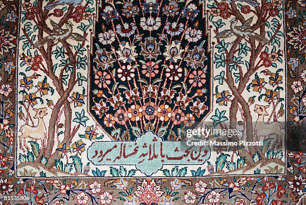 persian rug - massimo pizzotti stock pictures, royalty-free photos & images