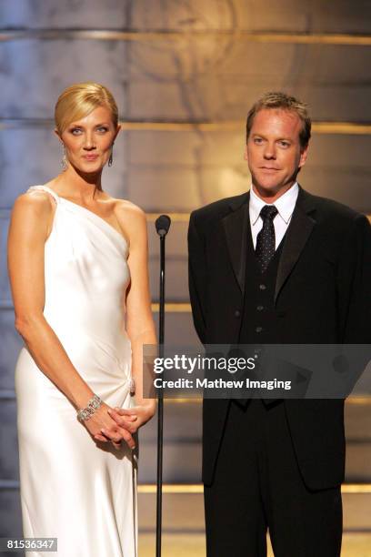 Joely Richardson and Kiefer Sutherland present Outstanding Made for Television Movie