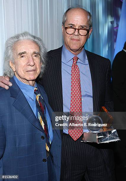 Producer Arthur Hiller and ICM chairman Jeffrey Berg attend the 23rd Annual Israel Film Festival Gala Awards Dinner held at the Beverly Hilton Hotel...