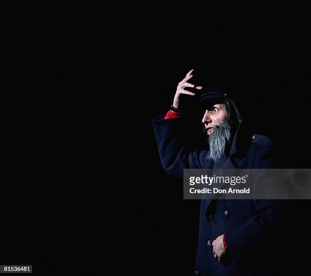 Frank Woodley performs live on stage during the opening night of Frank Woodley`s Possessed at the Sydney Opera House on June 12, 2008 in Sydney,...