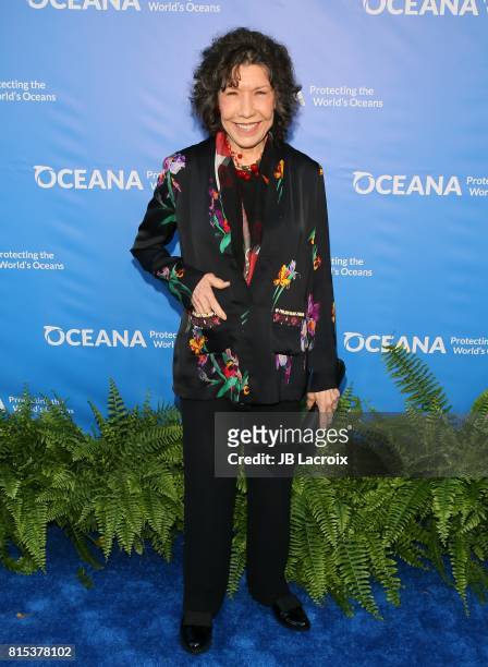 Lily Tomlin attends the 10th Annual Oceana SeaChange Summer Party on July 15, 2017 in Laguna Beach, California.