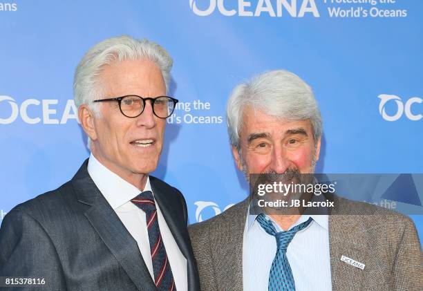 Ted Danson and Sam Waterston attend the 10th Annual Oceana SeaChange Summer Party on July 15, 2017 in Laguna Beach, California.