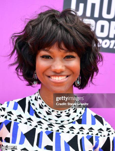 Reiya Downs attends the Nickelodeon Kids' Choice Sports Awards 2017 at Pauley Pavilion on July 13, 2017 in Los Angeles, California.