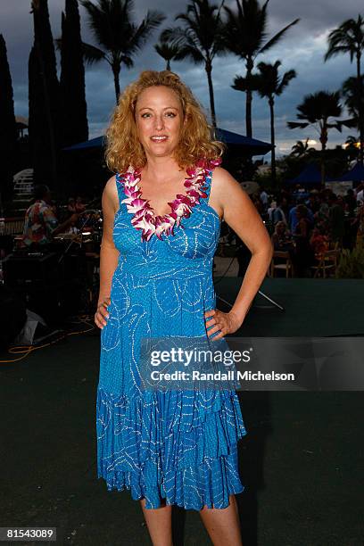 Virginia Madsen attends the Taste of Ko Opening Night Reception at The 2008 Maui Film Festival on June 11, 2008 at Fairmont Kea Lani in Wailea,...