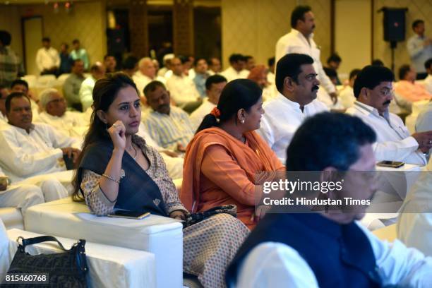 Pritam Munde during NDA Presidential candidate Ramnath Kovind's program, at Garware Club, Marine Drive, on July 15 in Mumbai, India. The voting for...