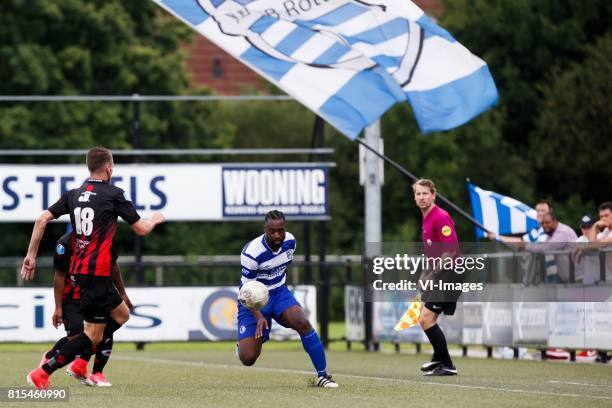 Alex Semedo of XerxesDZB, Banner Xerxesdzb Rotterdam during the friendly match between XerxesDZB and Excelsior Rotterdam at Sportpark Faas Wilkes on...