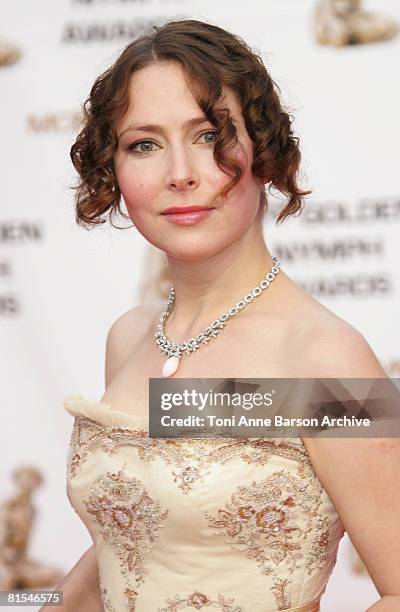 Actress Agata Gotova attends the Golden Nymph awards ceremony during the 2008 Monte Carlo Television Festival held at Grimaldi Forum on June 12, 2008...