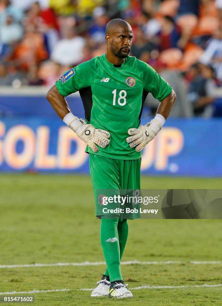 Patrick Pemberton of Costa Rica against Canada at BBVA Compass Stadium on July 11, 2017 in Houston, Texas.