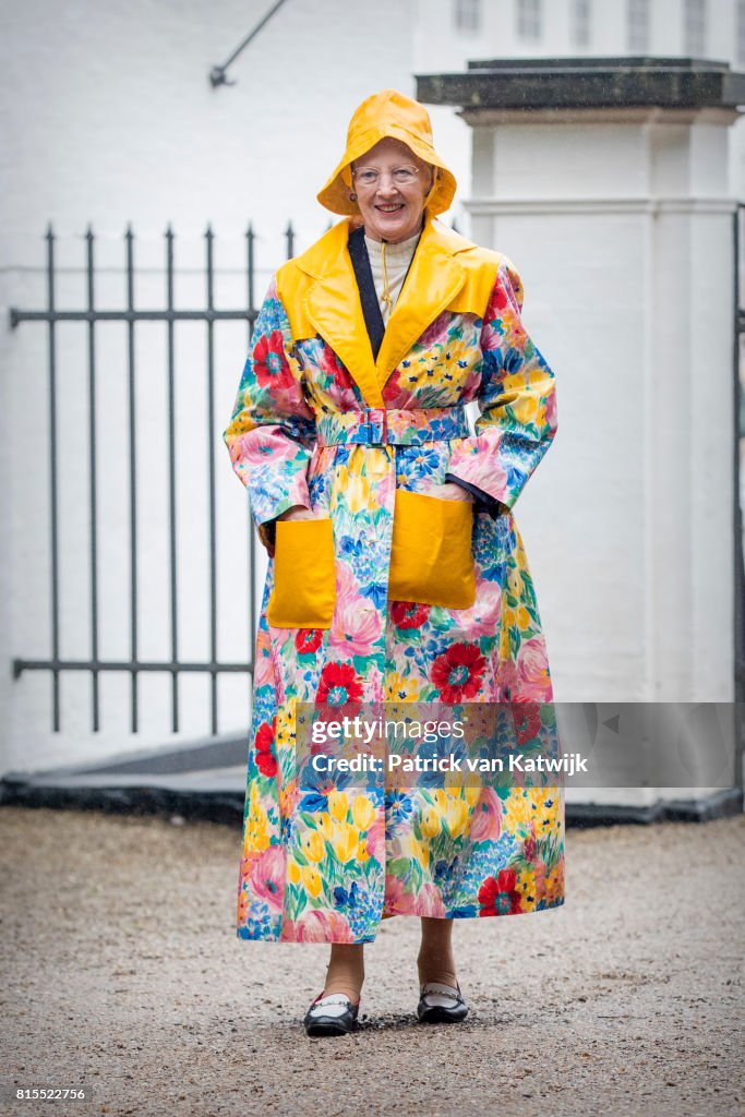 Danish Royal Take Part In A Horse Ceremony In Grasten