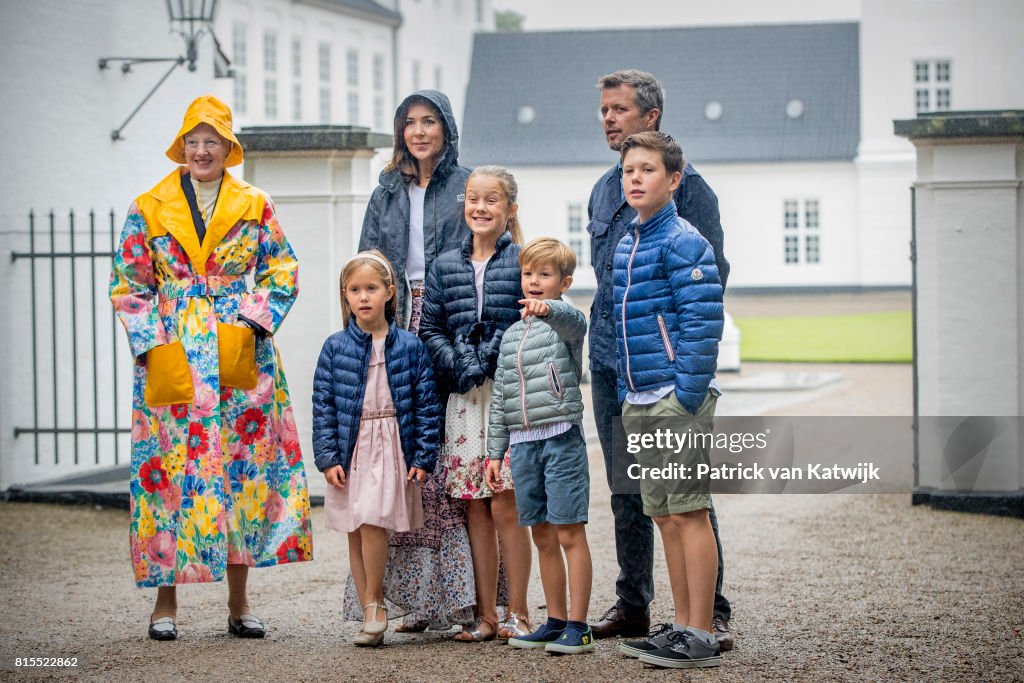 Danish Royal Take Part In A Horse Ceremony In Grasten