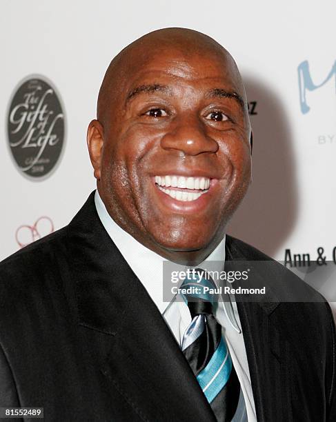 Earvin "Magic" Johnson attends the George Lopez and the National Kidney Foundation honor Samuel L. Jackson and Latanya R. Jackson at the 29th Annual...