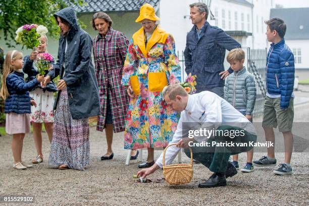 Queen Margrethe of Denmark, Crown Prince Frederik of Denmark, Crown Princess Mary of Denmark, Prince Christian of Denmark, Princess Isabella of...