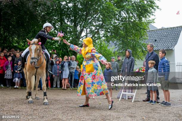 Queen Margrethe of Denmark, Crown Prince Frederik of Denmark, Crown Princess Mary of Denmark, Princess Josephine of Denmark, Prince Vincent of...