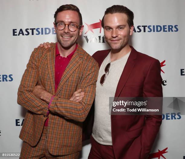 Kit Williamson and Van Hansis attend the "EastSiders" Premiere And After Party At Outfest on July 15, 2017 in Los Angeles, California.