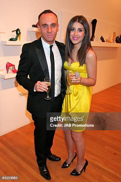Mark Heyes and Guest attend the Royal College of Art Summer Fashion Show at the Royal College of Art on the June 12, 2008 in London, England
