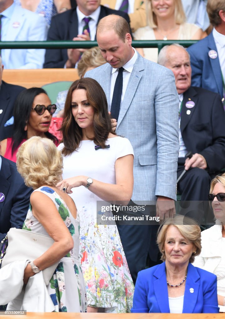 Celebrities Attend Wimbledon