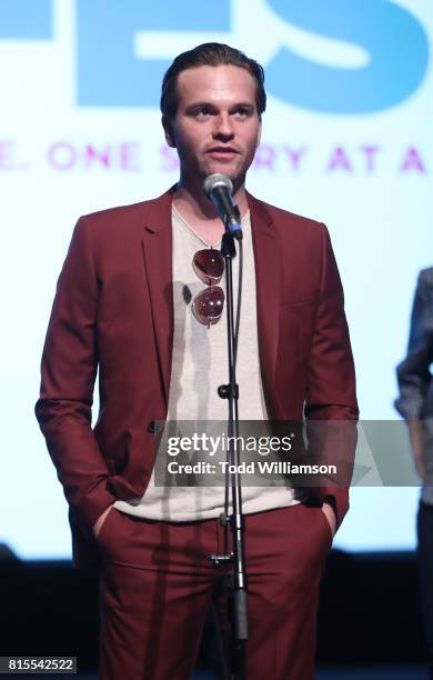 Van Hansis attends the "EastSiders" Premiere And After Party At Outfest on July 15, 2017 in Los Angeles, California.