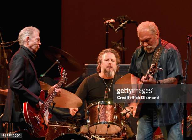 Jack Casady, Justin Guip and Jorma Kaukonen of Hot Tuna perform during Wheels Of Soul 2017 Tour Featuring Tedeschi Trucks Band With The Wood Brothers...