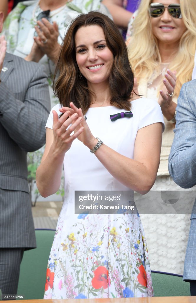 Celebrities Attend Wimbledon