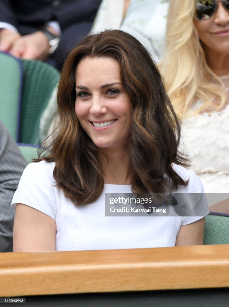 Celebrities Attend Wimbledon