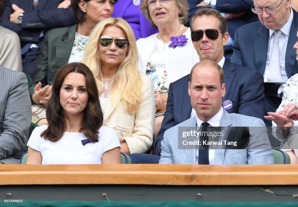 Celebrities Attend Wimbledon