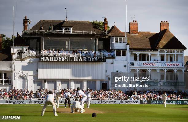 General view of Trent Bridge during day three of the 2nd Investec Test match between England and South Africa at Trent Bridge on July 16, 2017 in...