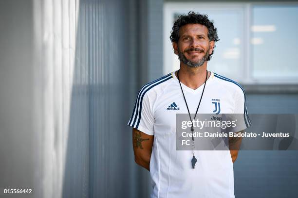 Alessandro Dal Canto of Juventus Primavera during a training session on July 16, 2017 in Vinovo, Italy.