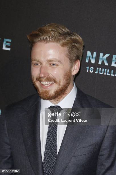 Actor Jack Lowden attends "Dunkirk" Premiere at Ocine on July 16, 2017 in Dunkerque, France.