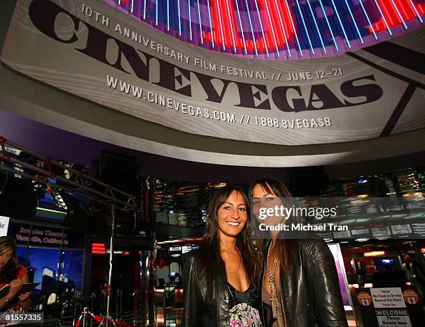 Director Nicola Collins and producer Teena Collins arrive at "The End" screening during the 2008 CineVegas film festival held at the Palms Casino...
