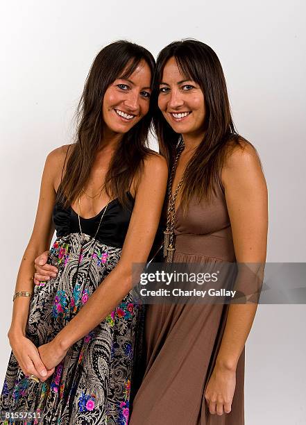 Director Nicola Collins and producer Teena Collins from the film "The End" pose for a portrait during the 2008 CineVegas film festival at the Palms...
