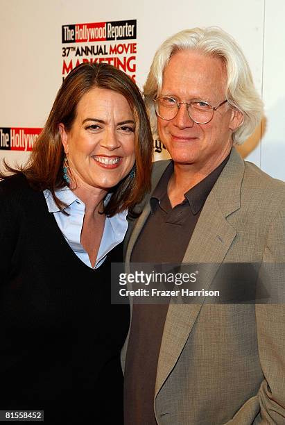 Director/producer Marina Zenovich and actor Bruce Davison arrive at The Hollywood Reporter's 37th Annual Movie Marketing Key Art Awards held at the...
