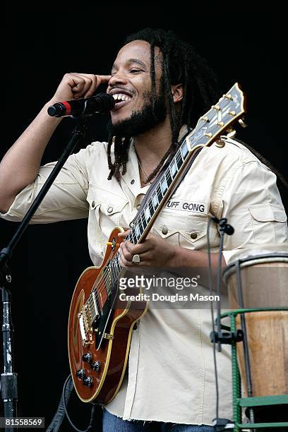Musician Stephen Marley performs at the 2008 Bonnaroo Music and Arts Festival on June 13, 2008 in Manchester, Tennessee.