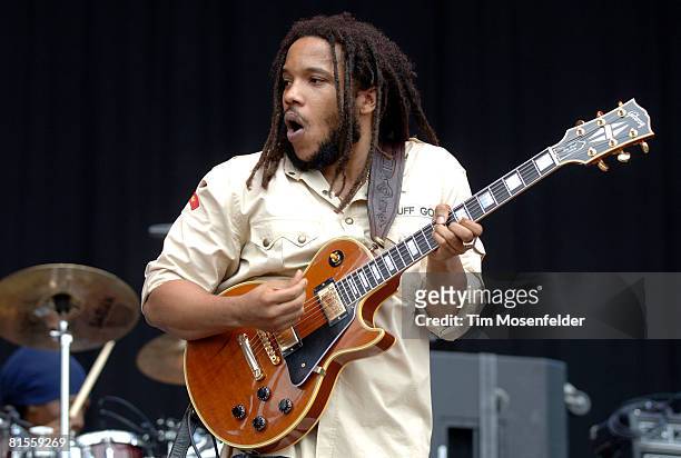Stephen Marley performs as part of the Bonnaroo Music Festival on June 13, 2008 in Manchester, Tennessee.