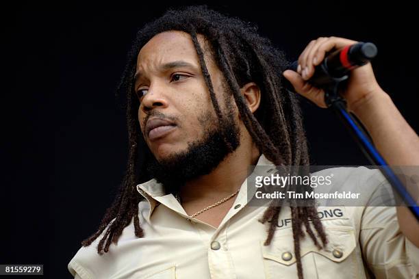 Stephen Marley performs as part of the Bonnaroo Music Festival on June 13, 2008 in Manchester, Tennessee.
