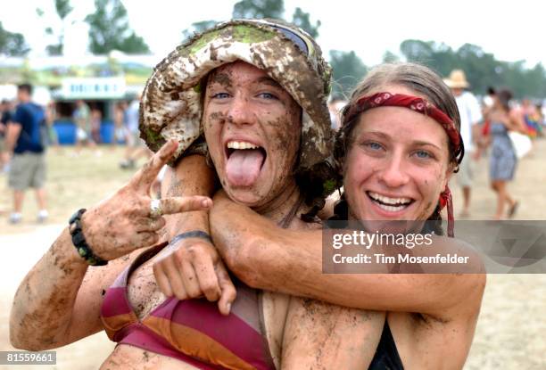 Festival atmosphere at the Bonnaroo Music Festival on June 13, 2008 in Manchester, Tennessee.