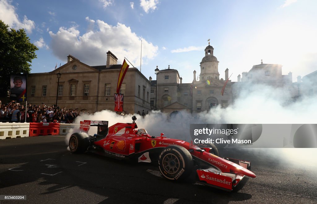 F1 Live In London Takes Over Trafalgar Square - Car Parade