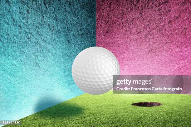 golf ball - golf ball in air stock pictures, royalty-free photos & images