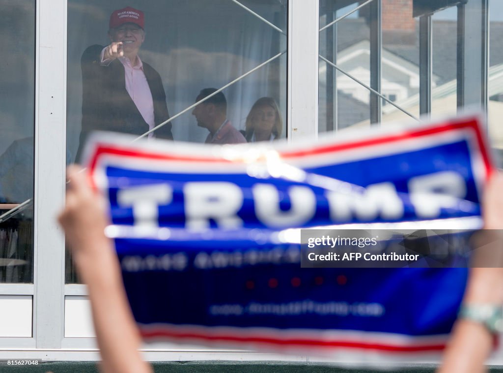 US-POLITICS-TRUMP-US WOMEN'S OPEN-GLF