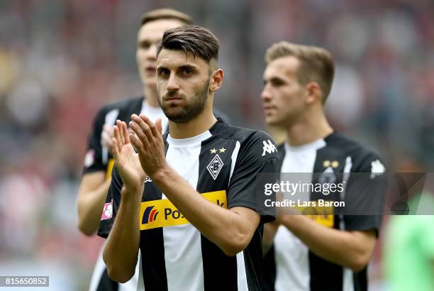 Vincenzo Grifo of Moenchengladbach is seen after the Telekom Cup 2017 3rd place match between Borussia Moenchengladbach and TSG Hoffenheim at...