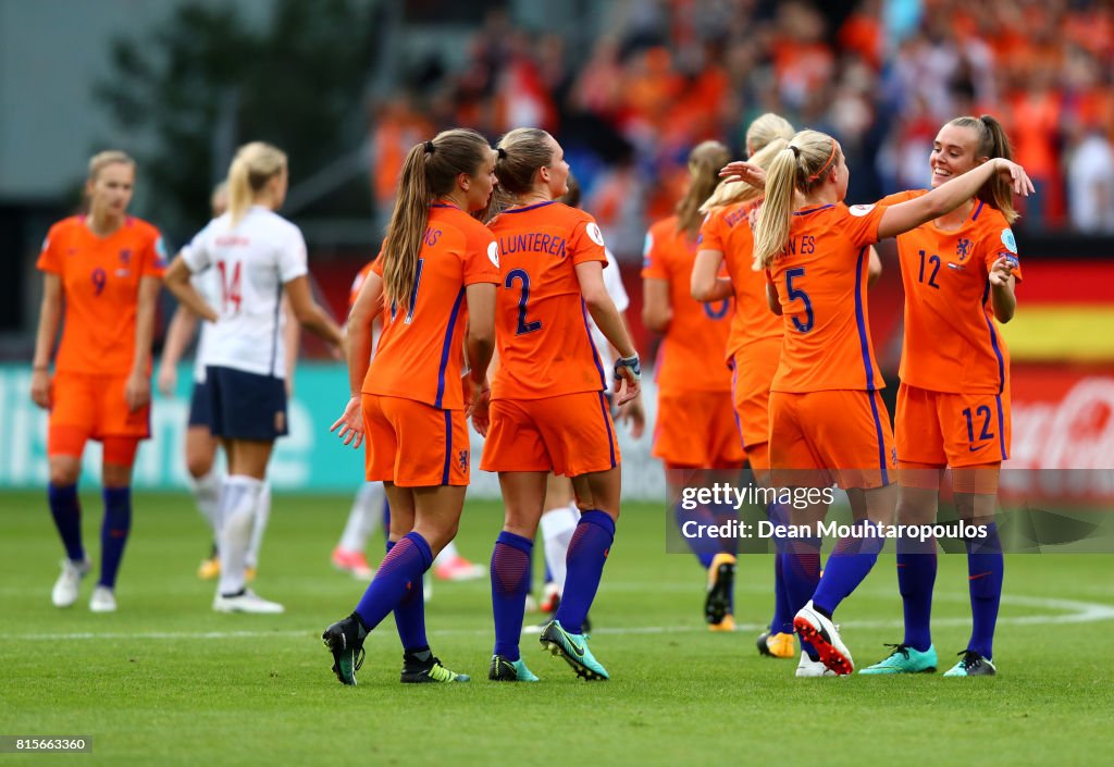 Netherlands v Norway - UEFA Women's Euro 2017: Group A