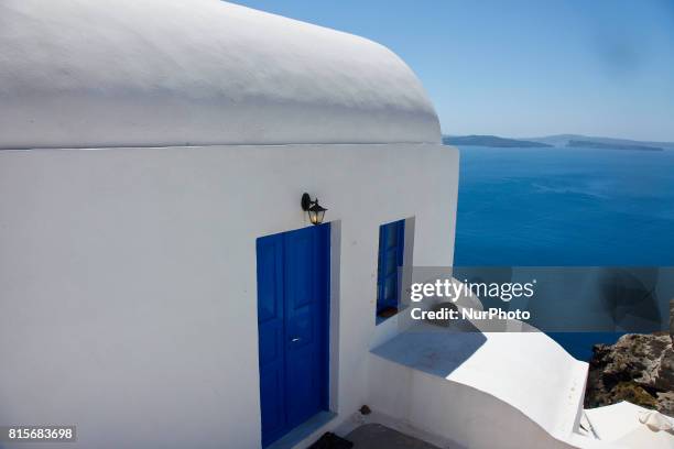 Santorini, one of the most famous and romantic islands in the world, located in the Aegean sea in Greece. Santorini is still an active volcano and...