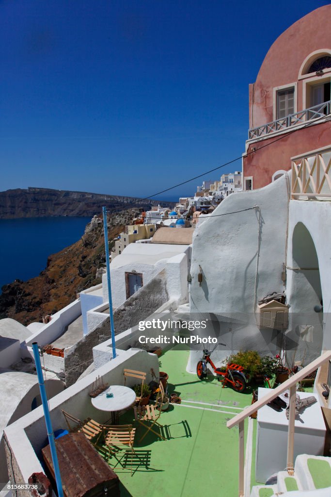 Summer in Santorini, Greece