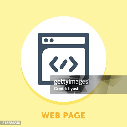 Web 頁曲線圖標 Web 頁曲線圖標