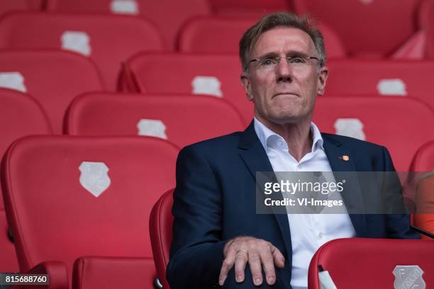 Hans van Breukelen during the UEFA WEURO 2017 Group A group stage match between The Netherlands and Norway at the Galgenwaard Stadium on July 16,...