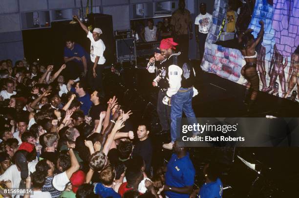 Live Crew performing at the Palladium in New York City on July 18, 1990.